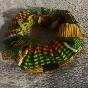 African Print Scrunchie